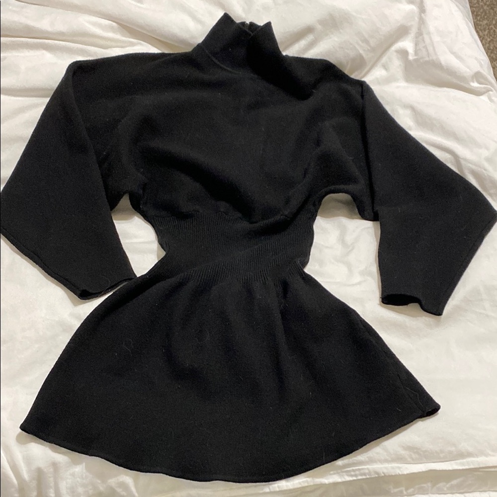 Zara Black Sweater Dress